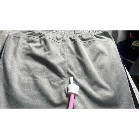 Vintage Polo Sport Gray Striped Mens Medium Thermo Vent Jogger Track Pants - Picture 13 of 15